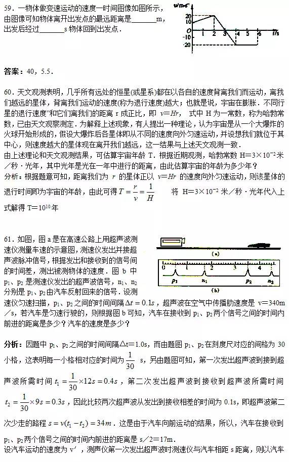 高考物理：150道易错题+30个常考物理模型