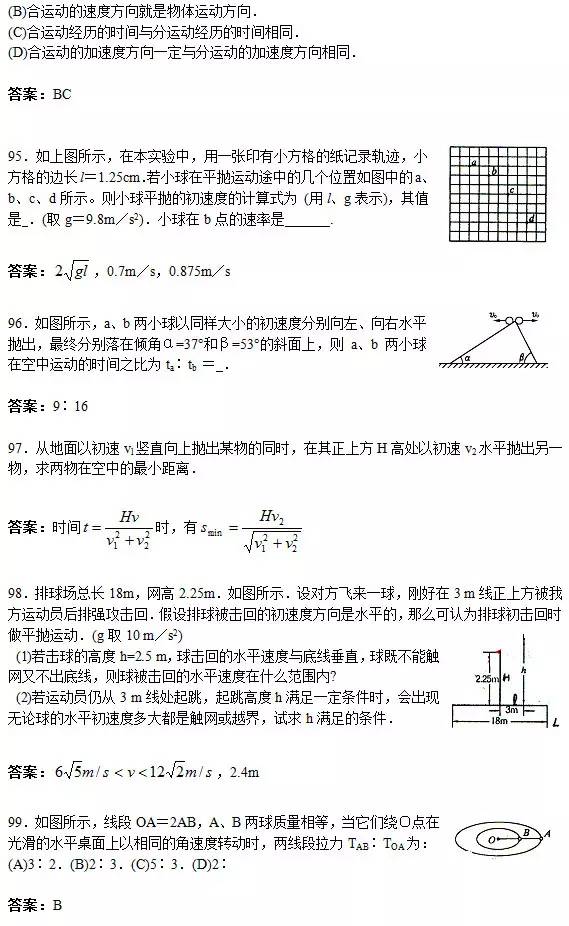 高考物理：150道易错题+30个常考物理模型