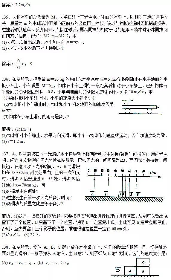 高考物理：150道易错题+30个常考物理模型