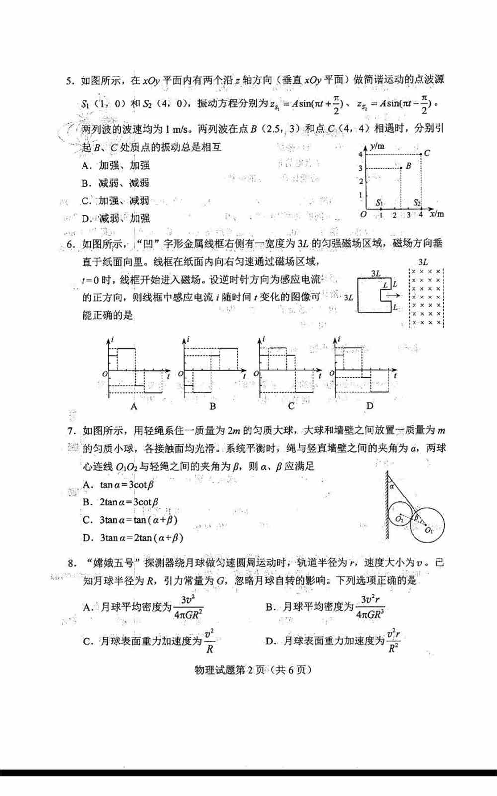 辽宁省2021年新高考适应性测试物理试题