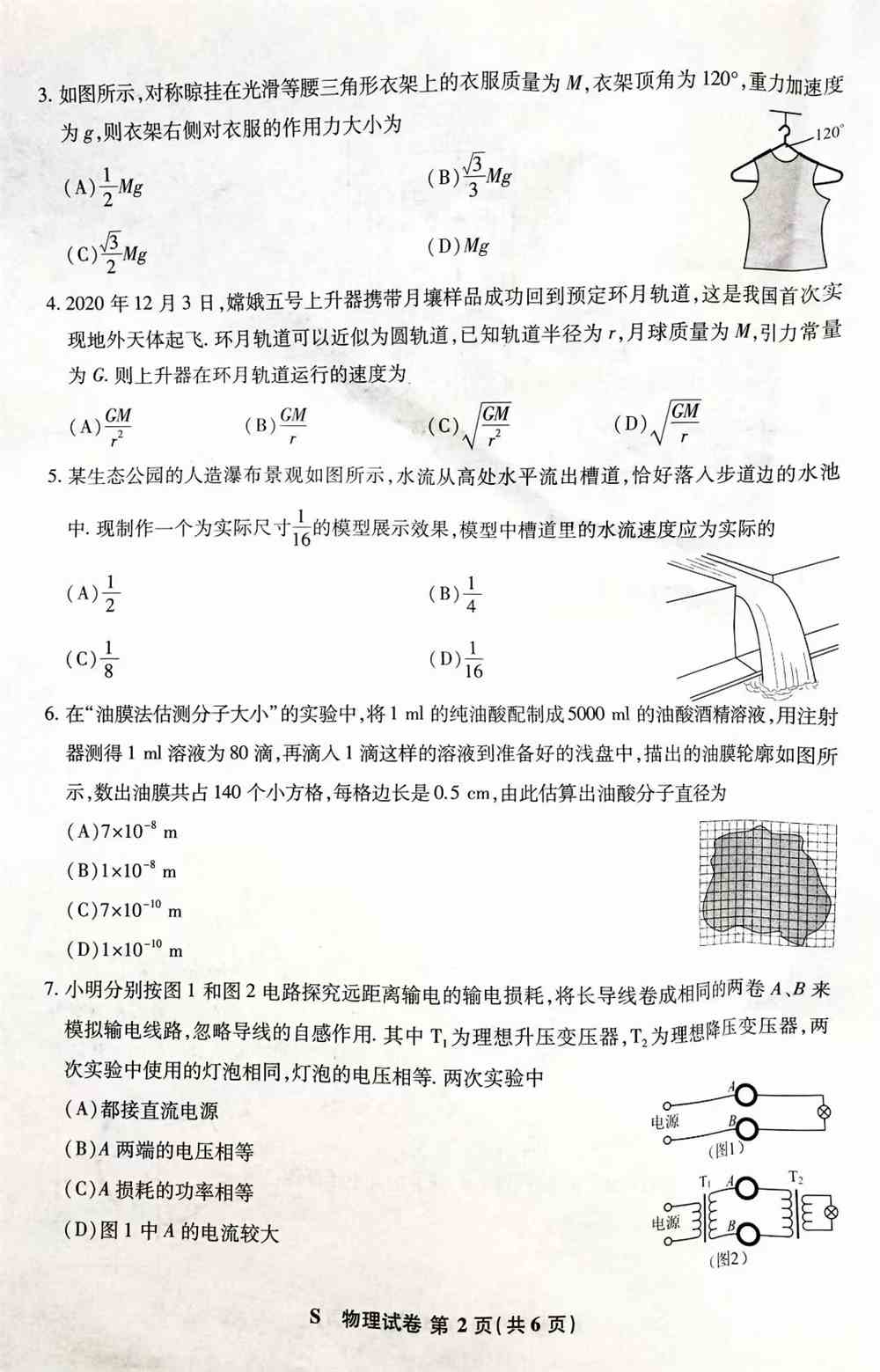 江苏省2021年新高考适应性测试物理试题