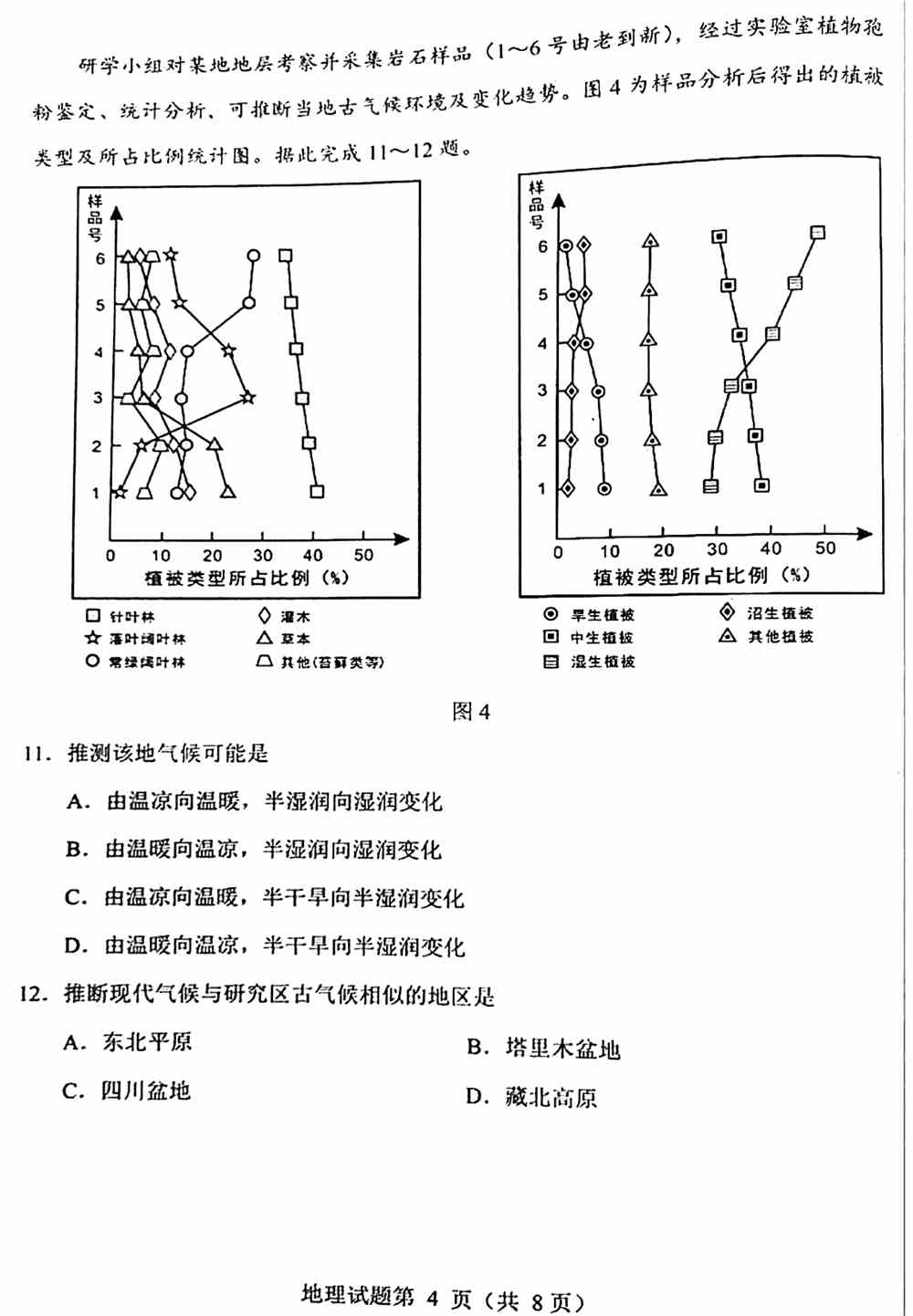 辽宁省2021年新高考适应性测试地理试题