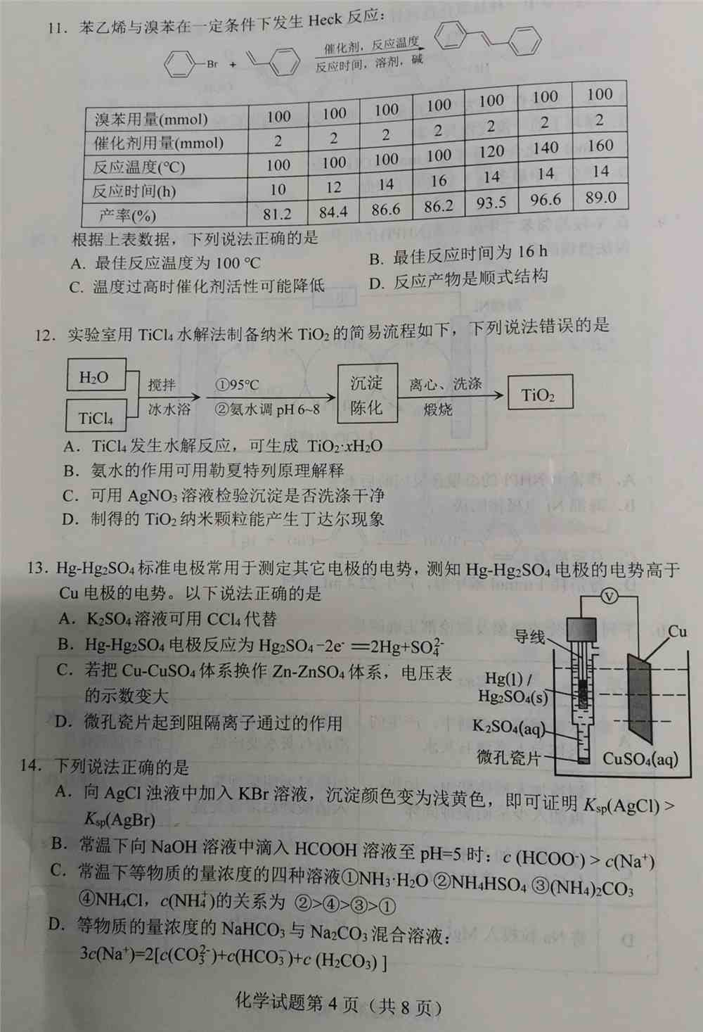 辽宁省2021年新高考适应性测试化学试题