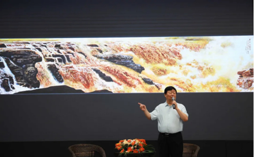 王西京《黄河母亲河》发布会暨黄河流域生态保护少儿艺术创作展在西安培华学院举办