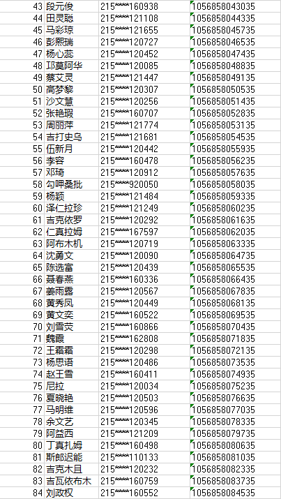 成都医学院2021年高考EMS快递单号-提前批-临床医学（订单定向）、中医学（订单定向）