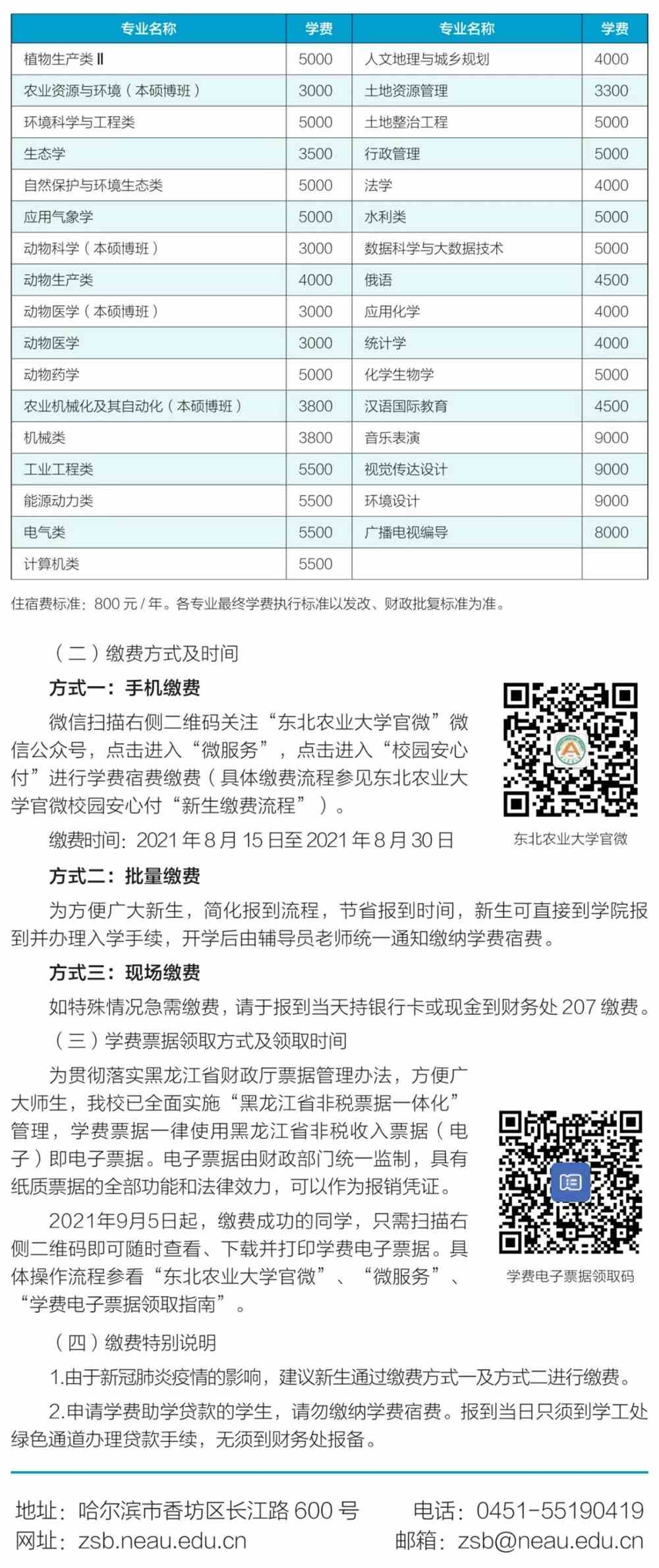 东北农业大学2021级新生入学指南