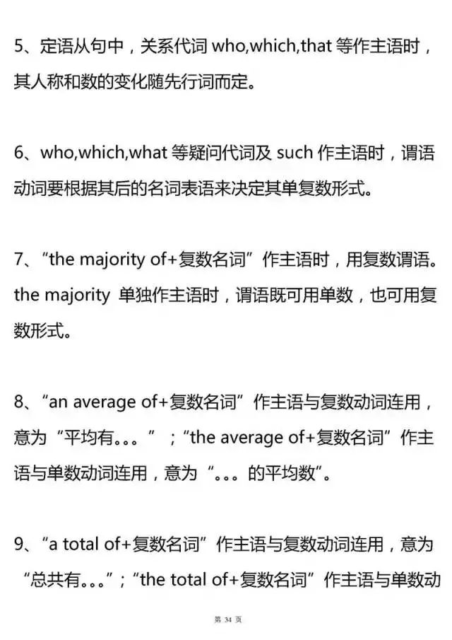 高中英语语法大汇总！掌握了，高考英语至少135+！