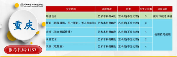 首都师范大学科德学院2020年分省分专业招生计划