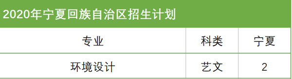 西安科技大学高新学院2020年艺术类本科招生计划