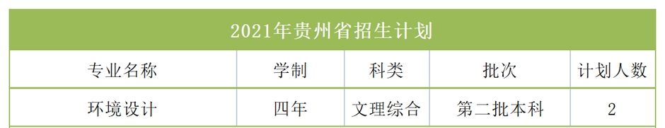 西安科技大学高新学院2021年艺术类本科专业招生计划