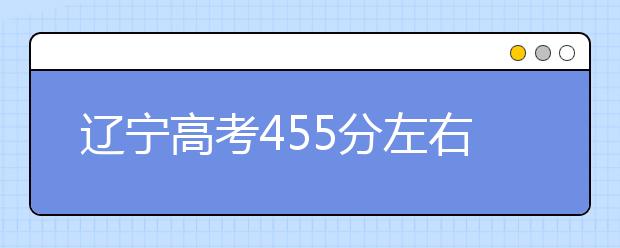 辽宁高考455分左右能上什么样的大学