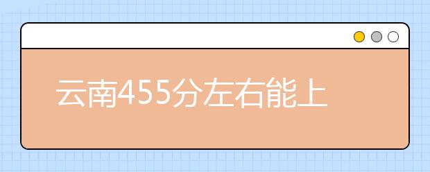 云南高考455分左右能上什么样的大学