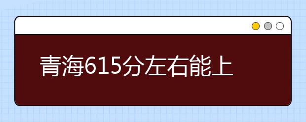 青海高考615分左右能上什么样的大学