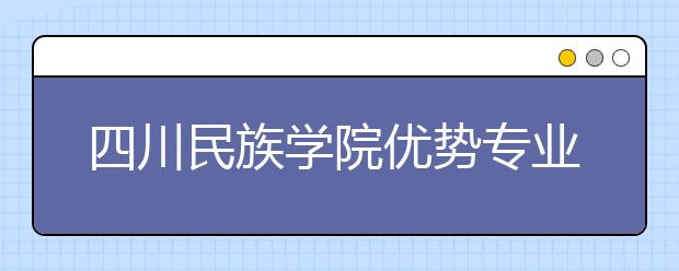 四川民族学院优势专业排名,2021年四川民族学院最好的专业排名