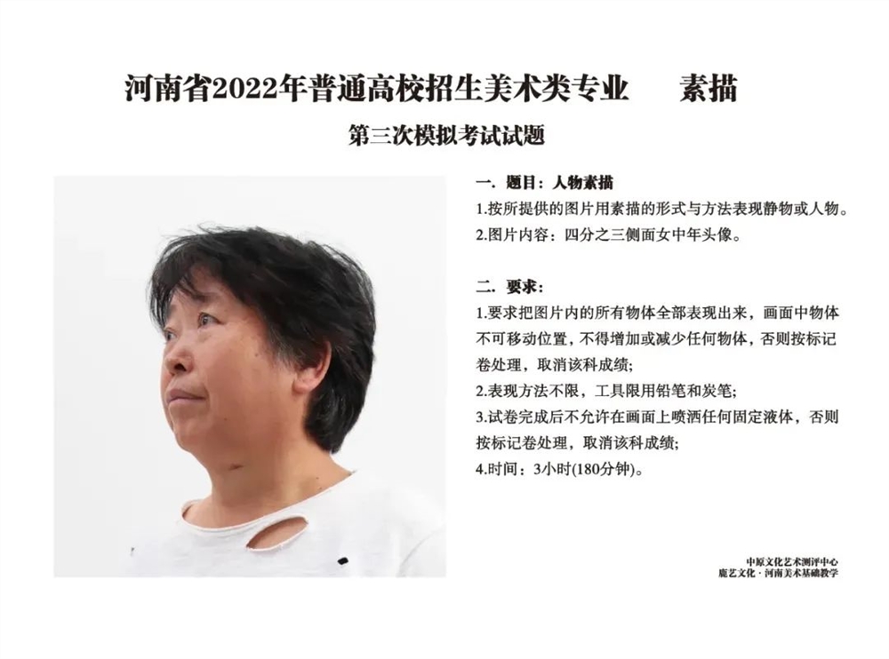 2022年河南美术模拟考三模高分卷出炉！！！