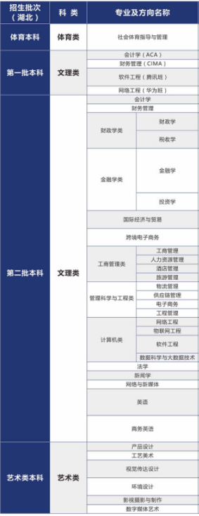 武汉学院有哪些专业-什么专业比较好