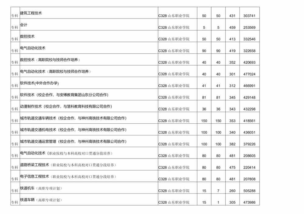 山东职业学院王牌专业有哪些