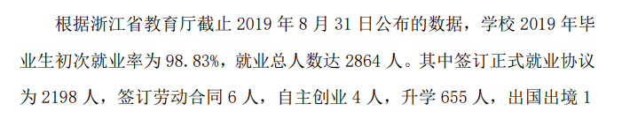 浙江经济职业技术学院就业率及就业前景怎么样(含就业质量报告)