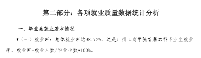 广州工商学院就业率及就业前景怎么样(含就业质量报告)