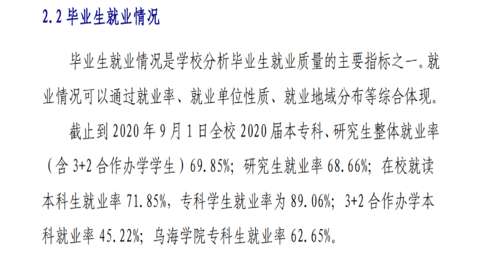 内蒙古工业大学就业率及就业前景(含就业质量报告)