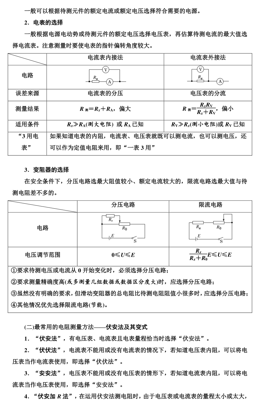 高考物理实验题型专项训练，超全整理