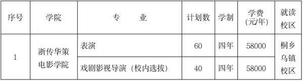 浙江传媒学院2022年艺术类本科招生简章