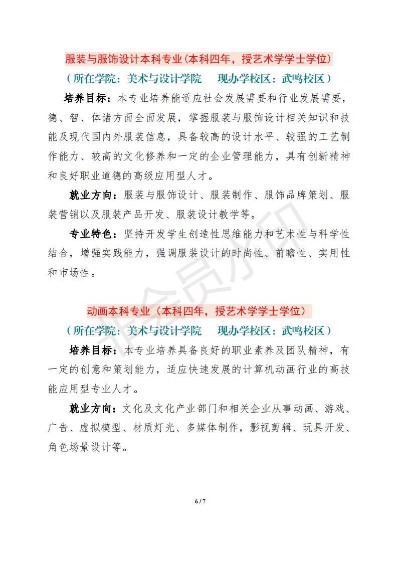 南宁师范大学2022年艺术类本科专业招生专业介绍