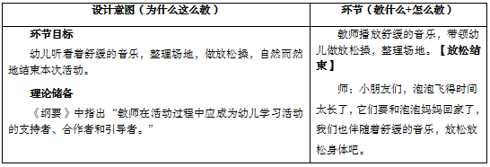 幼儿中班健康领域体育活动《吹泡泡》说课稿+答辩