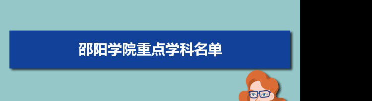 2022年邵阳学院学科评估排名及重点学科建设名单