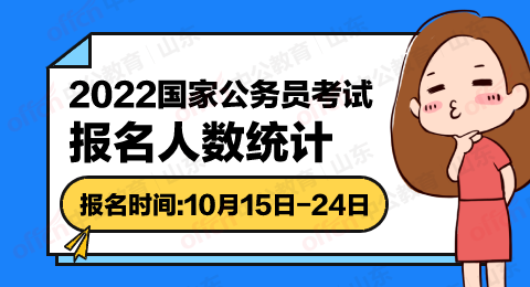 2022国考报名人数统计:山东有5.93万余人报名,仍有14个职位无人报考[截至22日16时]