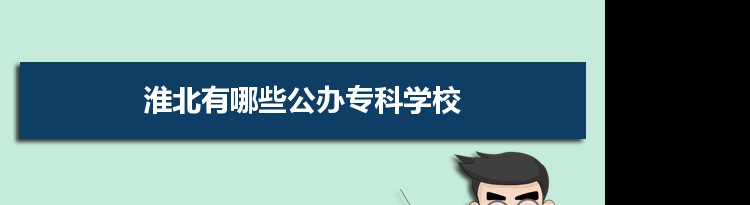 2022年淮北有哪些公办专科学校及分数线,附具体名单(1所）