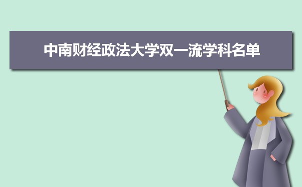 2022年中南财经政法大学双一流学科 附具体学科名单和评估排名