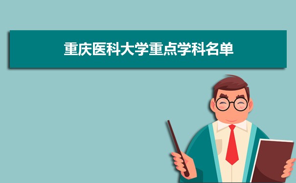 2022年重庆医科大学学科评估排名及重点学科建设名单