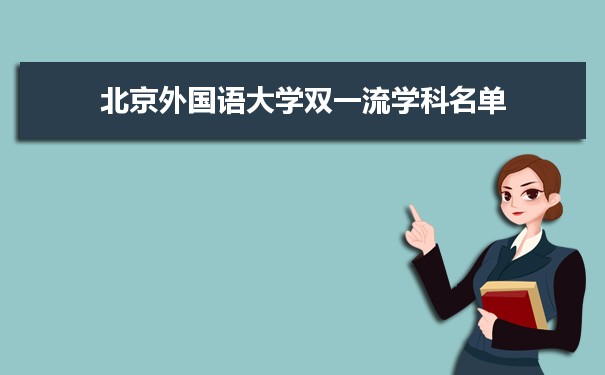 2022年北京外国语大学双一流学科 附具体学科名单和评估排名