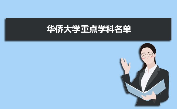 2022年华侨大学学科评估排名及重点学科建设名单