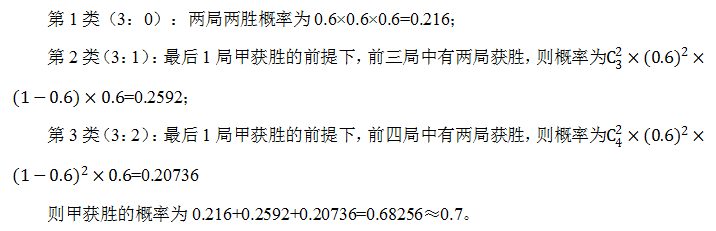2021国考行测技巧：独立重复试验特殊题型“比赛制”