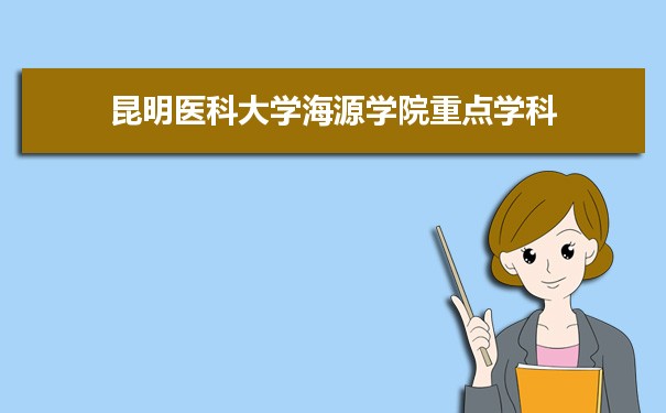 2022年昆明医科大学海源学院学科评估排名及重点学科建设名单