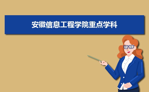 2022年安徽信息工程学院学科评估排名及重点学科建设名单