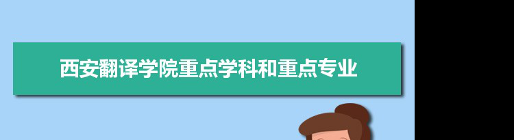 2022年西安翻译学院学科评估排名及重点学科建设名单
