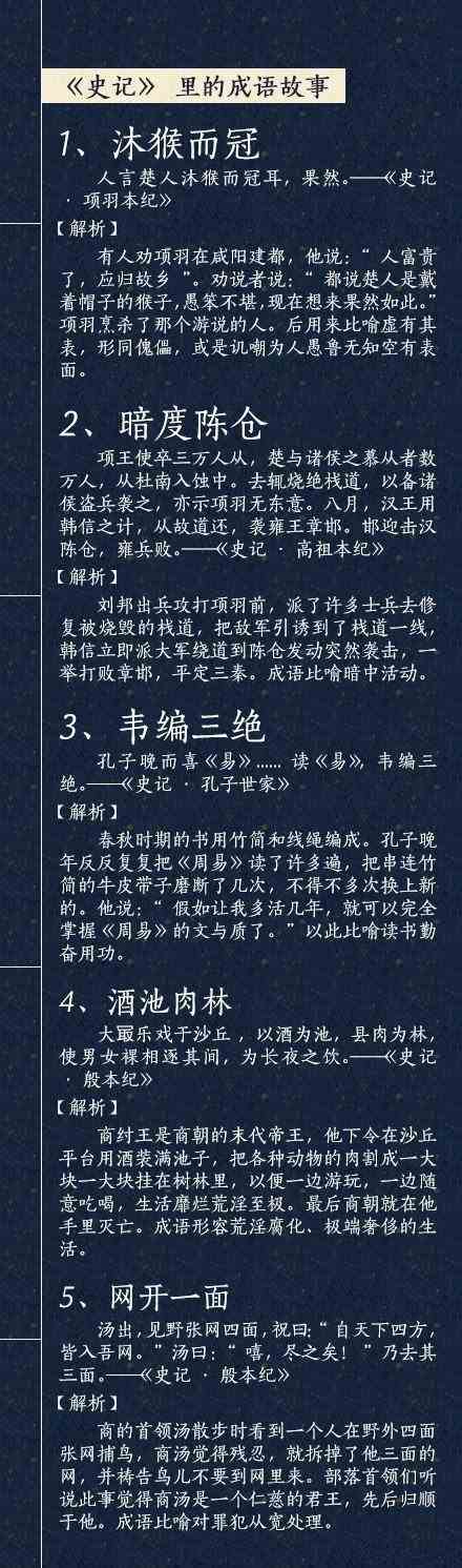 历史典籍里的四字成语故事大全(你知道它们背后的故事吗)