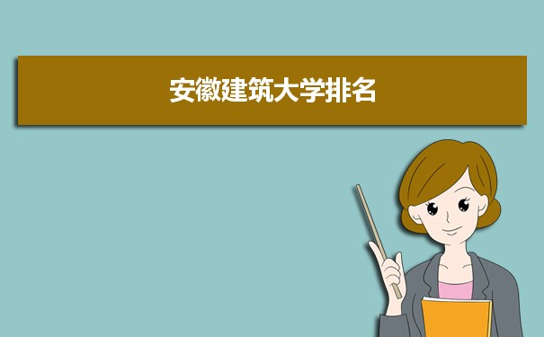 2022安徽建筑大学最新排名,在安徽排名和全国排名数据
