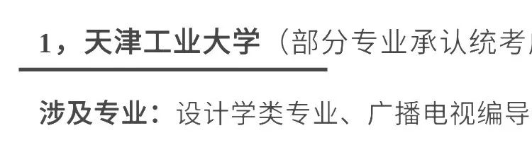 190所！2022年承认艺术类统考院校最新汇总！