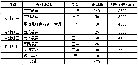 2022年单招总计划