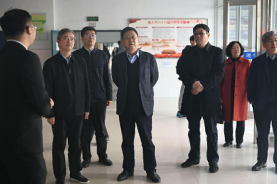 河南省科技厅副厅长徐宗勤一行莅临河南城建学院调研指导工作