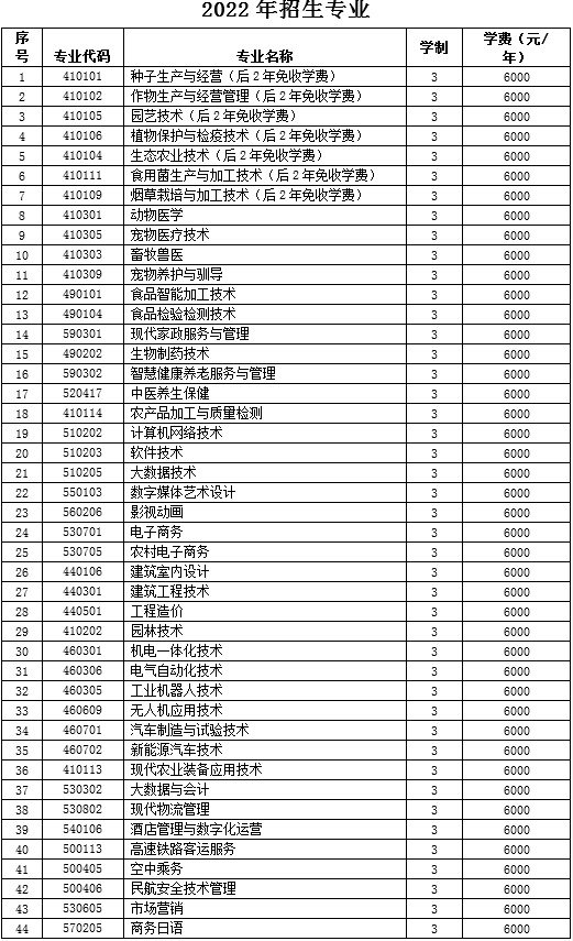 专业设置