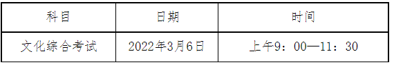 中职毕业生文化综合考试