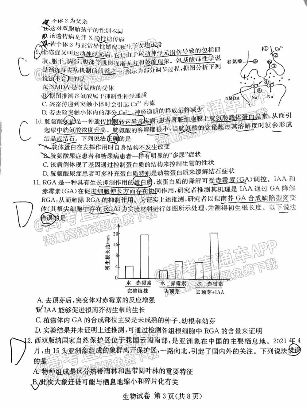 湖南十校联考试卷及答案-湖南省五市十校联考