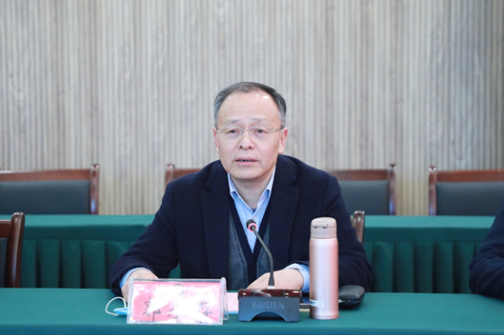 淮南市副市长王启超来安徽理工大学座谈交流
