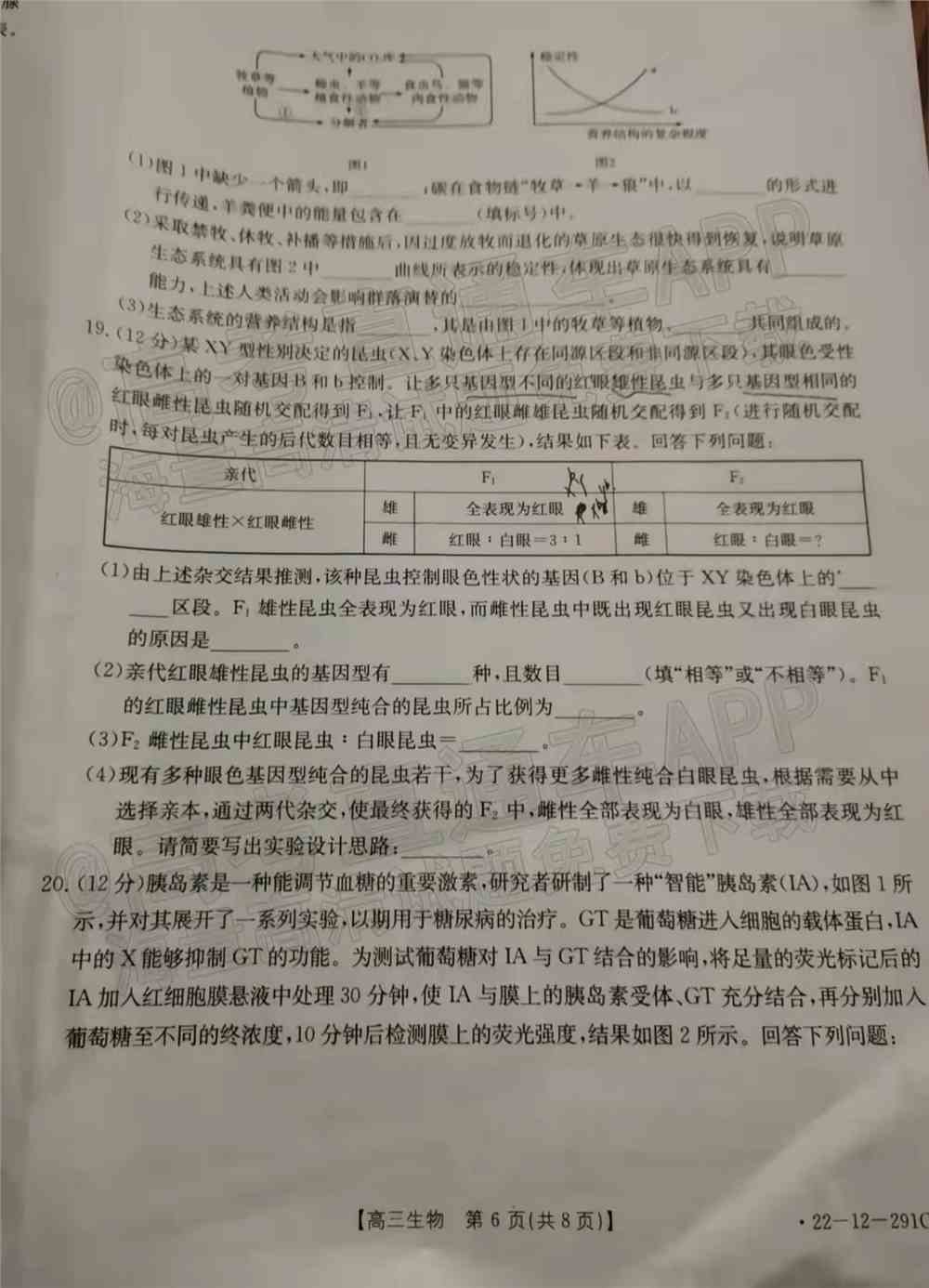 2022湖南百校联考高三2月联考各科试题及答案解析（持续更新）