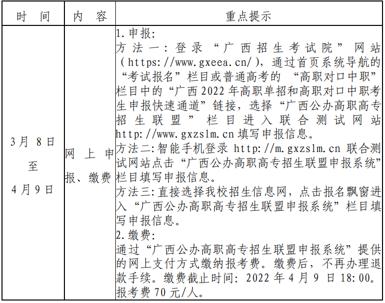 日程安排